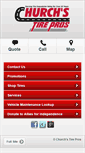 Mobile Screenshot of churchstirepros.com